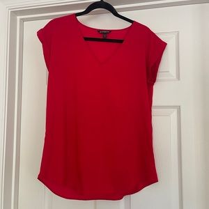 Express shirt sleeve shirt size medium Red